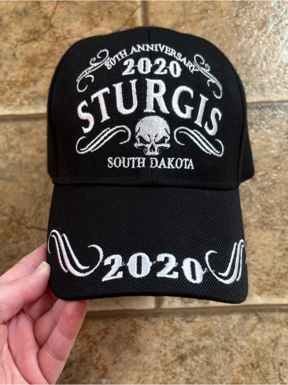 NWOT Sturgis Rally 2020 80th Anniversary hat OS